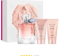 COFFRET LANCOME LA VIE EST BELLE EAU DE PARFUM 50ML + LAIT POUR LE CORPS 50ML + GEL DOUCHE 50ML