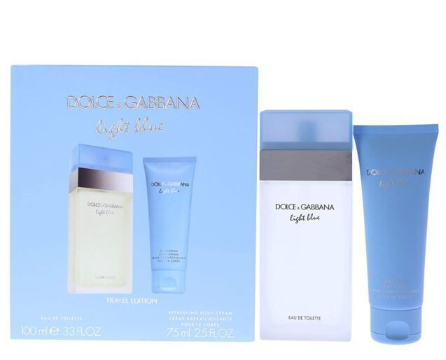 DOLCE ET GABBANA COFFRET EAU DE TOILETTE 100ML + CREME POUR LE CORPS 75ML