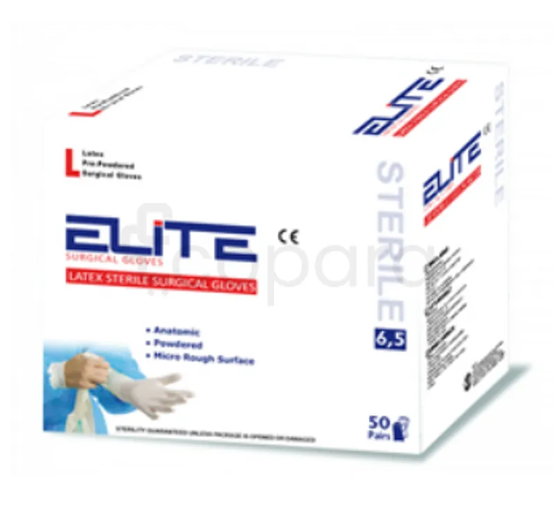 MEDICALEX GANT LATEX STERILE ELITE S-G 7 PAIRE REFERENCE 023-7