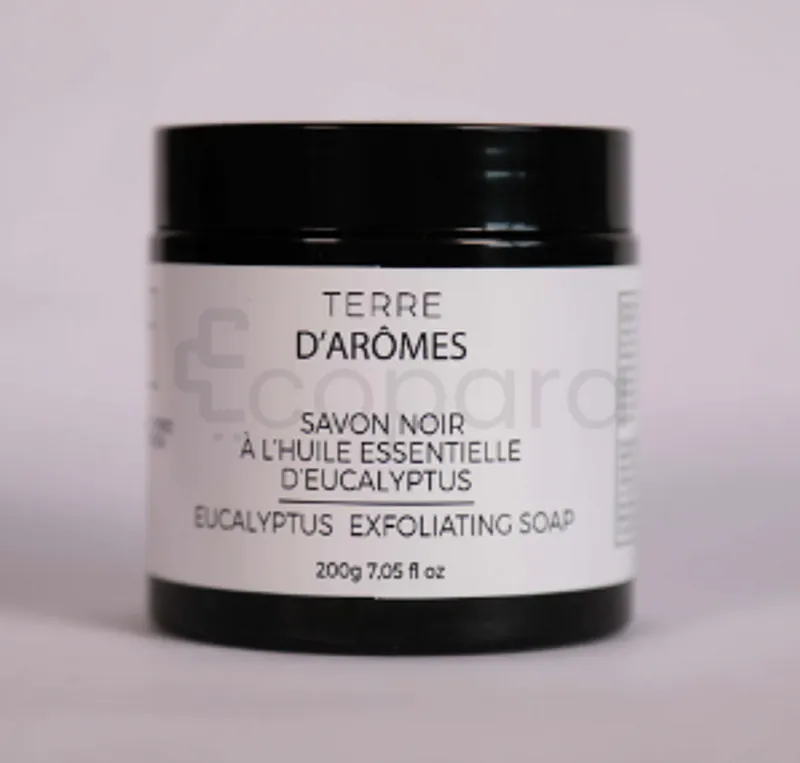 OSRAH TERRE D'AROMES SAVON NOIR A L'HUILE ESSENTIELLE D'EUCALYPTUS 200G