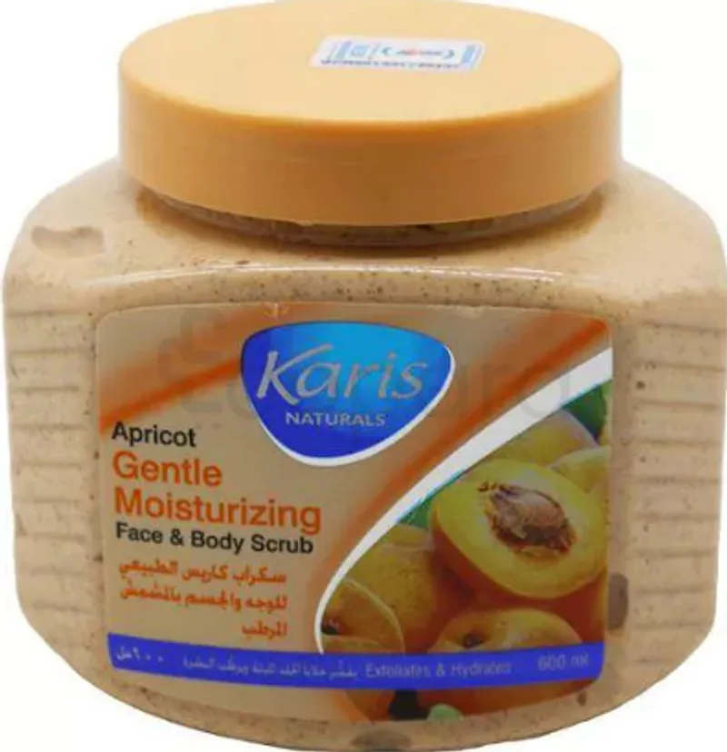 KARIS NATURAL APRICOT FACE & BODY SCRUB 600ML