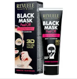 REVUELE BLACK MASK PEEL OFF CO-ENZYMES DEEP CLEANSING 80ML