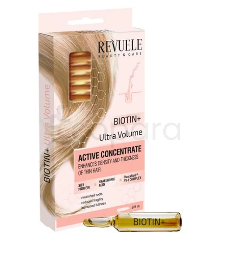 REVUELE BIOTIN ULTRA VOLUME ACTIVE CONCENTRATE 8*5ML