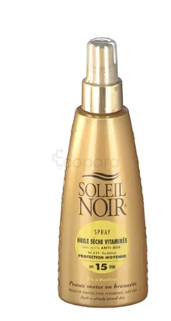 SOLEIL NOIR HUILE SÈCHE VITAMINÉE SPF15 150ML