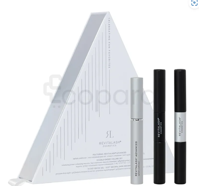 REVITALASH PACK REVITALASH ADVANCED 3.5ML + DOUBLE ENDED VOLUME SET 5ML + DARK BROWN 5ML