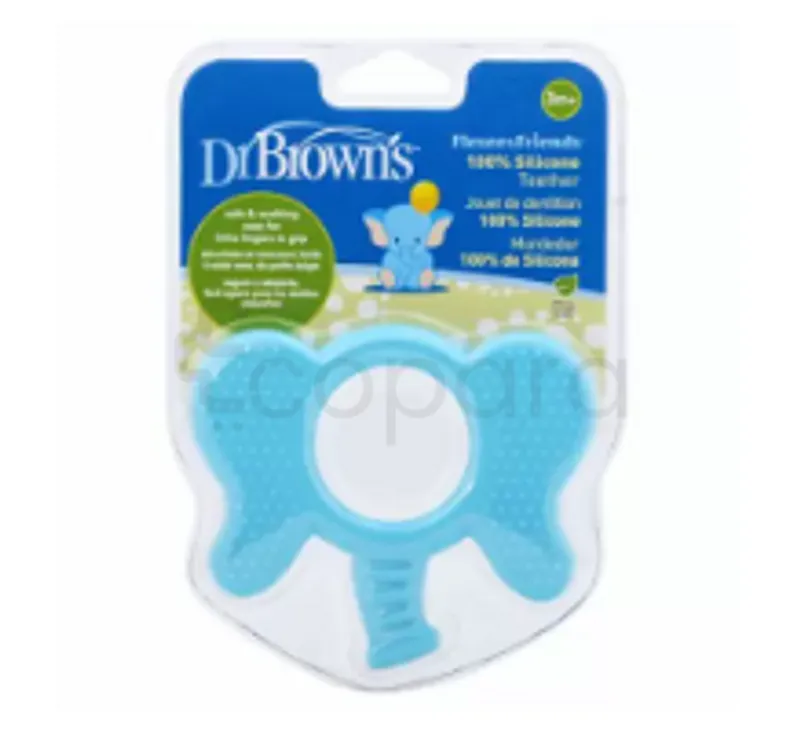 DR BROWNS ANNEAU DE DENTITION ELEPHANT BLEU REFERENCE TE002-P2