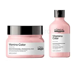 L'OREAL PROFESSIONNEL VITAMINO COLOR PACK SHAMPOOING 300ML + MASQUE 250ML