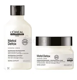 L'OREAL PROFESSIONNEL METAL DETOX PACK SHAMPOOING 300ML + MASQUE 250ML