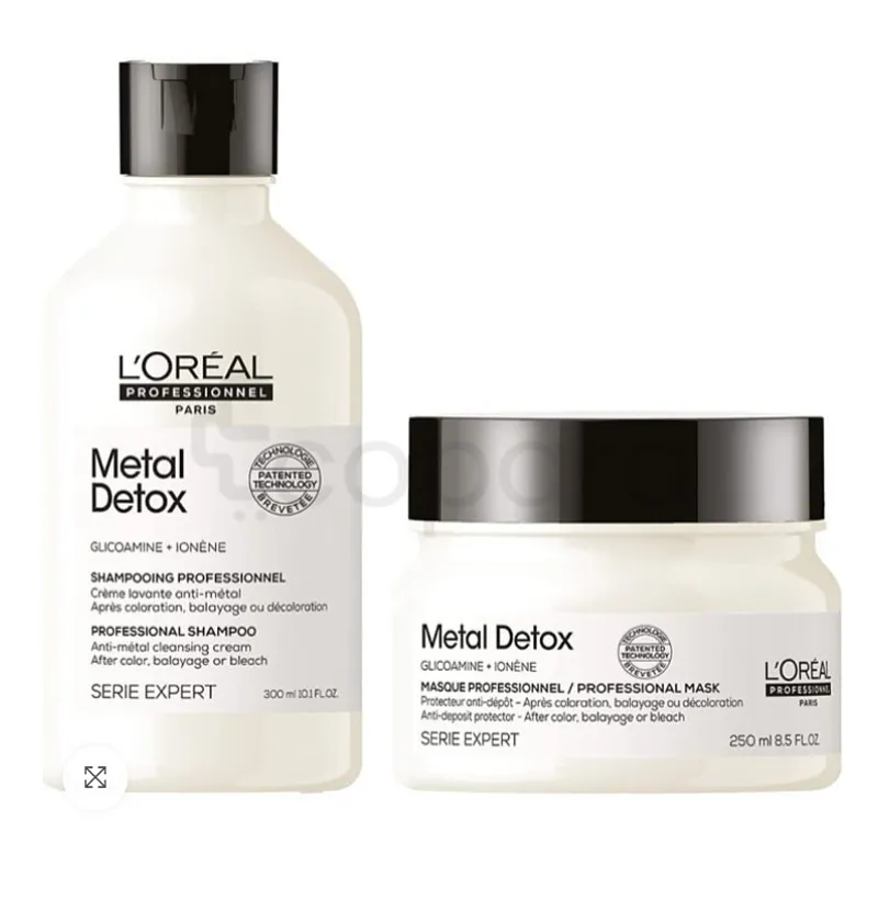 L'OREAL PROFESSIONNEL METAL DETOX PACK SHAMPOOING 300ML + MASQUE 250ML