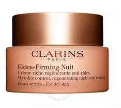 CLARINS EXTRA-FIRMING NUIT CRÈME RICHE RÉGÉNÉRANTE ANTI-RIDE PEAUX SÈCHES 50ML