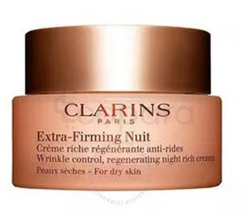 CLARINS EXTRA-FIRMING NUIT CRÈME RICHE RÉGÉNÉRANTE ANTI-RIDE PEAUX SÈCHES 50ML