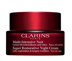 CLARINS MULTI-INTENSIVE NUIT CREME LITF-REPULPANTE ANTI-RIDES PEAUX TRES SECHES 50ML