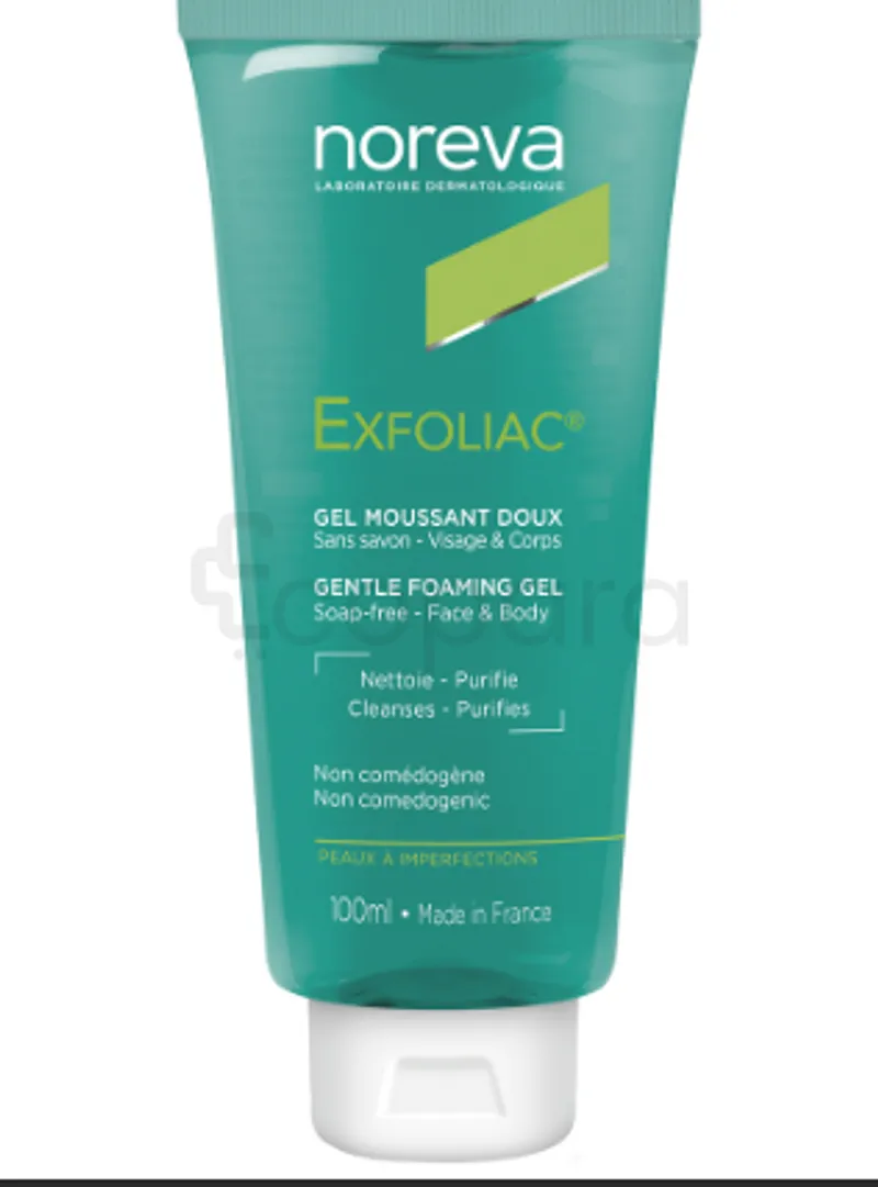 NOREVA EXFOLIAC GEL MOUSSANT DOUX 100ML