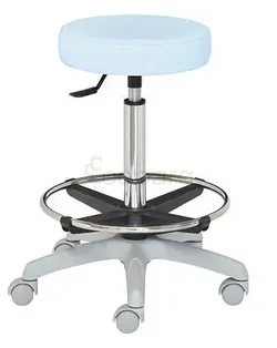 TABOURET AVEC REPOSE PIED BLEU REFERENCE LMS2BL