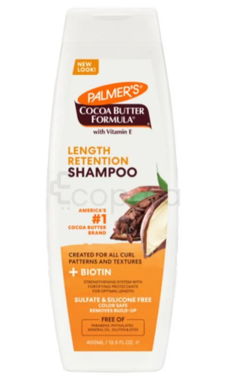 PALMER'S COCOA BUTTER WITH VITAMIN E +BIOTIN SHAMPOOING 400ML