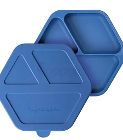TINY TWINKLE PLAT SILICONE BLEU