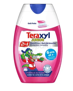 TERAXYL JUNIOR DENTIFRICE ANTI-CARIES +6ANS GOUT FRAISE 75ML