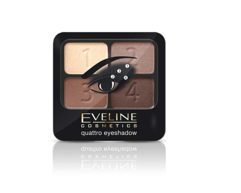 EVELINE COSMETICS QUATTRO EYESHADOW NUMERO 06