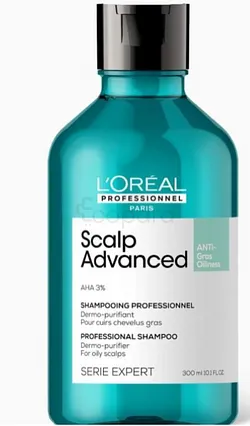 L'OREAL PRO SCALP ADVANCED SHAMPOOING PROFESSIONNEL ANTI-GRAS 300ML