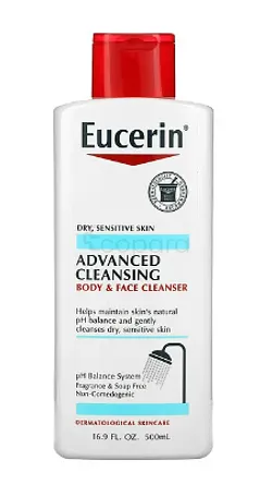 EUCERIN BODY WASH 500ML
