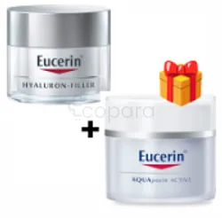 EUCERIN HYALURON FILLER JOUR 50ML + AQUAPORIN SOIN DE NUIT 50ML