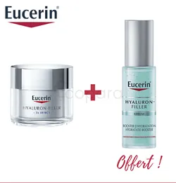 EUCERIN PACK HYALURON FILLER SOIN DE NUIT 50ML + SERUM BOOSTER D'HYDRATATION 30ML