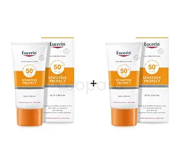 EUCERIN PACK SENSITIVE PROTECT SPF50+ 50ML*2