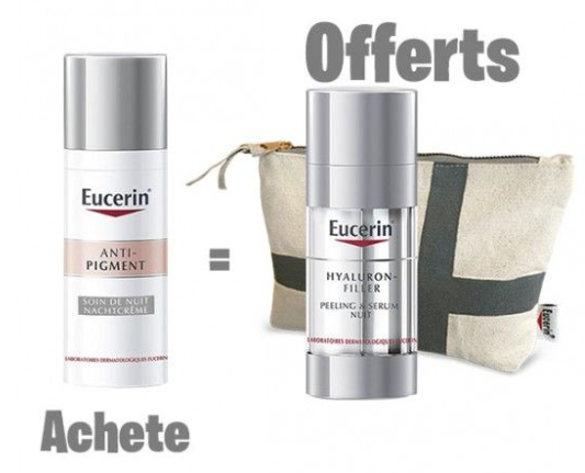 EUCERIN TROUSSE SOIN DE NUIT ANTI-PIGMENT 50ML + HYALURON FILLER VITAMINE C BOOSTER 8ML