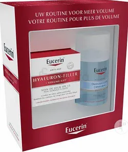 EUCERIN PACK VOLUME FILLER SOIN DE JOUR 50ML + DERMATOCLEAN LOTION MICELLAIRE 3 EN 1 OFFERTE