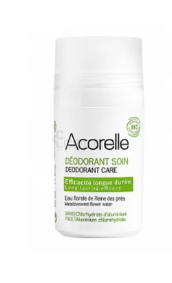 ACORELLE DÉODORANT SOIN CRISTAUX D'ALUN ET EAU FLORALE DE REINE DES PRÈS ROLL-ON 50ML