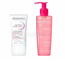 BIODERMA COFFRET SENSIBIO AR BB CREAM 40ML + SENSIBIO H2O 250ML OFFERT