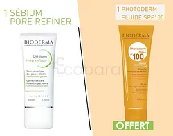 BIODERMA COFFRET SEBIUM PORE REFINER 30ML + PHOTODERM MAX FLUIDE SPF100 OFFERT