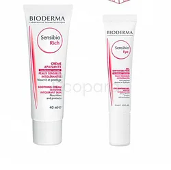 BIODERMA COFFRET SENSIBIO RICH 40ML + SENSIBIO CONTOUR YEUX OFFERT