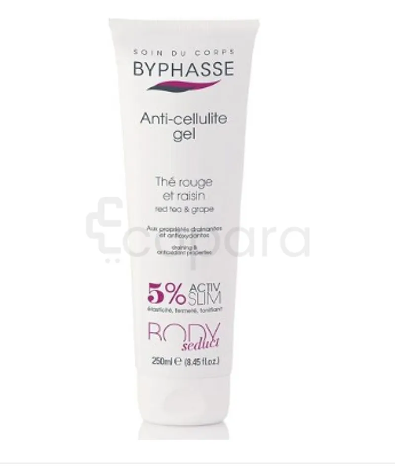 BYPHASSE ANTI-CELLULITE GEL THE ROUGE ET RAISIN 250ML