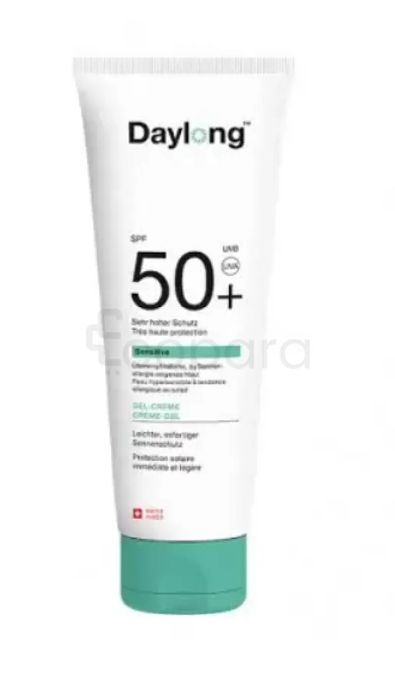 DAYLONG SENSITIVE FACE GEL FLUIDE LEGER SPF50+ 100ML