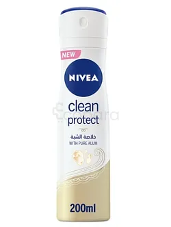 NIVEA CLEAN PROTECT WITH PURE ALUM 48 HEURES PROTECTION 200ML