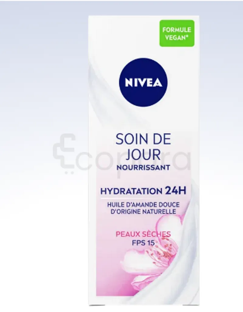 NIVEA SOIN DE JOUR HYDRATATION 24H PEAUX SECHES SPF15 50ML