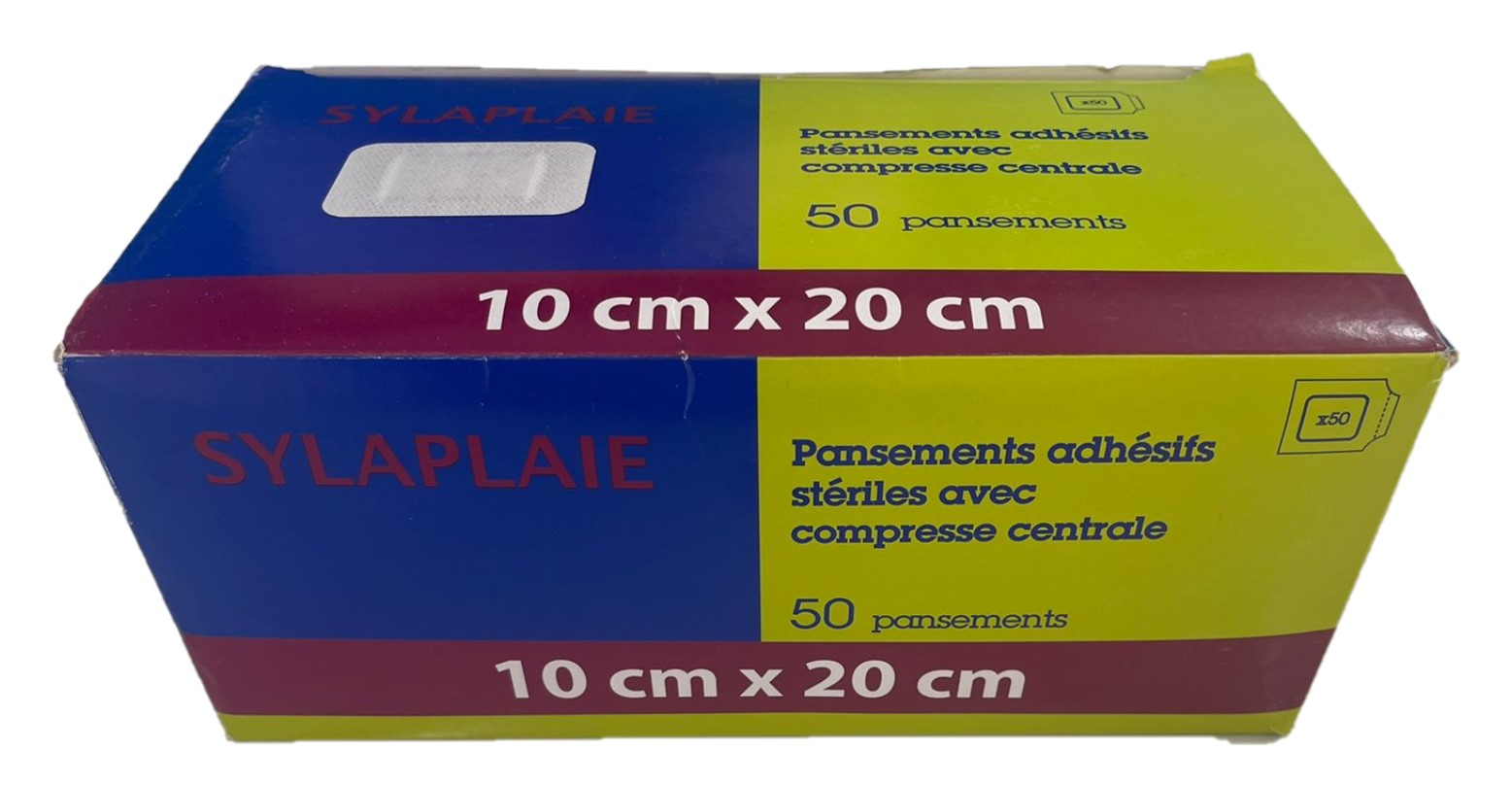 SYLAPLAIE 10*20CM PANSEMENT PAR UNITE