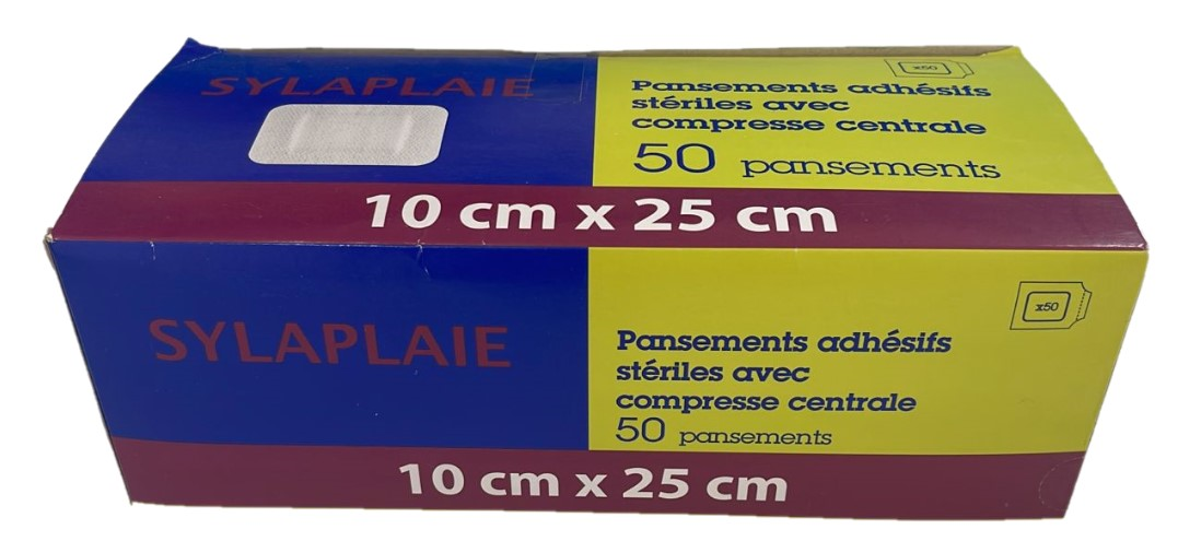SYLAPLAIE 10*25CM PANSEMENT PAR UNITE