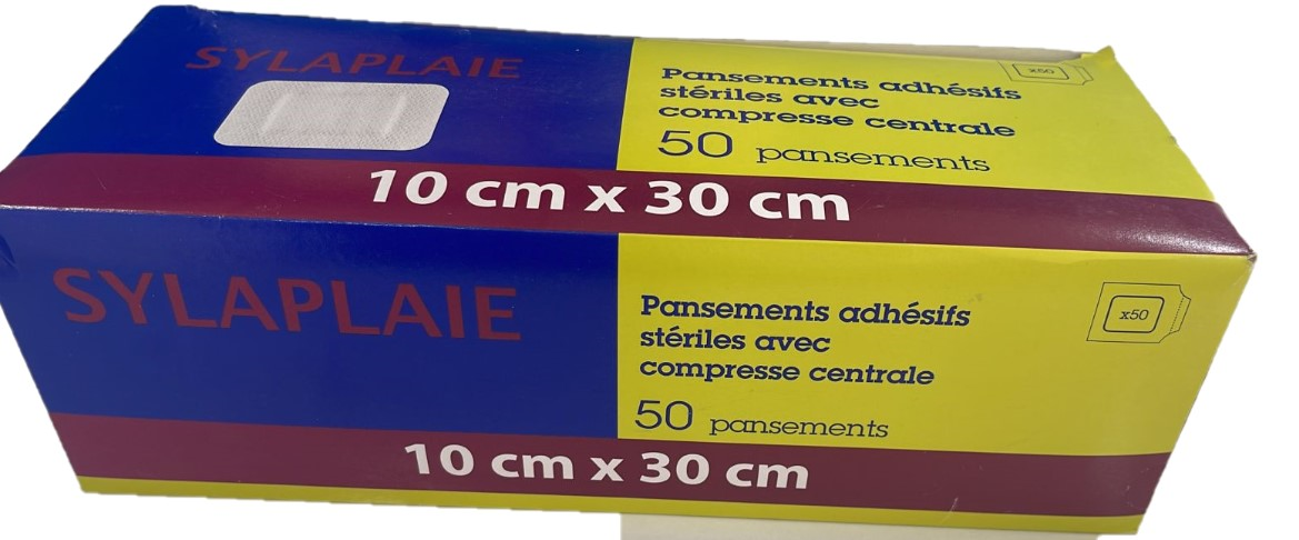 SYLAPLAIE 10*30CM PANSEMENT PAR UNITE