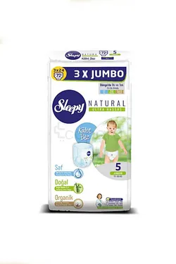 SLEEPY NATURAL TRAINING PANTS TRIPLE JUMBO PACKAGE XL TAILLE 6 15-25KG BOITE DE 60