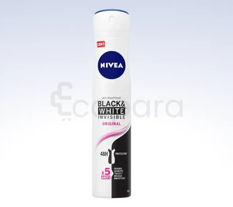 NIVEA ANTI-TRANSPIRATION DEODORANT BLACK AND WHITE CLEAR 48H 200ML
