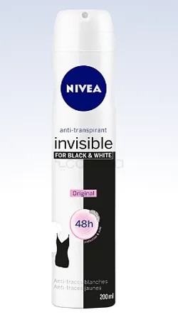 NIVEA ANTI-TRANSPIRANT INVISIBLE FOR BLACK WHITE FRESH 48H 200ML