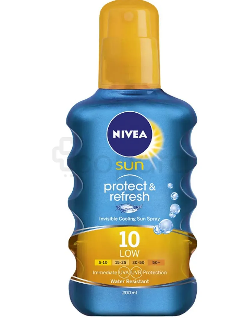 NIVEA SPAY PROTECTIN INVISIBLE SPF10 FAIBLE