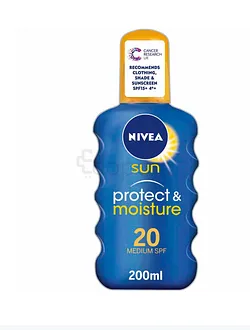 NIVEA SUN MOISTURISING SPF20 MEDIUM 200ML