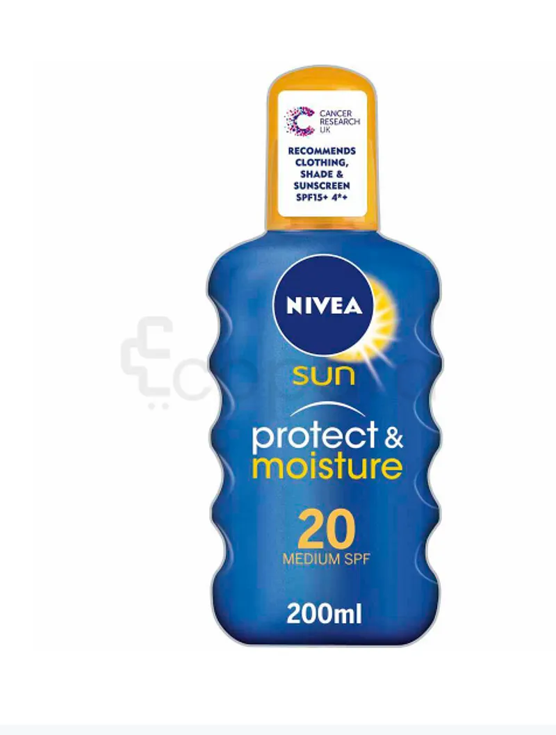 NIVEA SUN MOISTURISING SPF20 MEDIUM 200ML