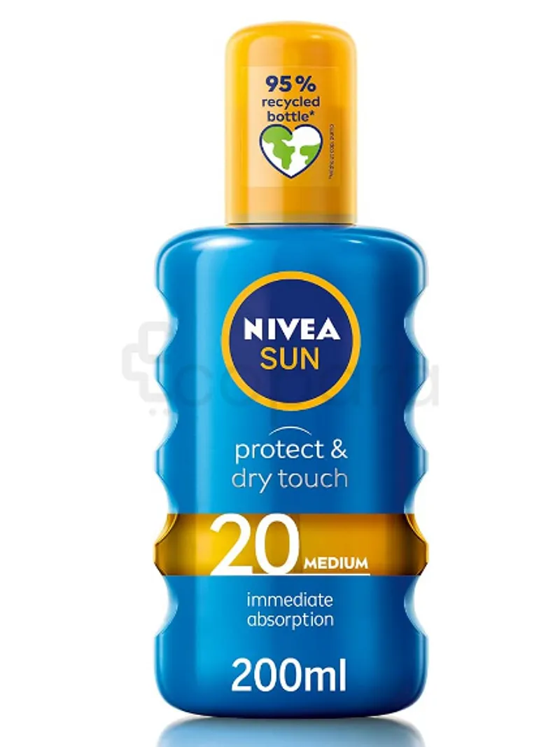NIVEA SUN INVISIBLE PROTECTION TRANSPARENT SPF20 200ML