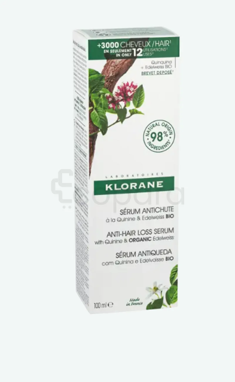 KLORANE SERUM ANTI-CHUTE QUININE BIO 100ML