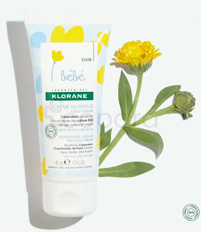 KLORANE BEBE CREME NUTRITIVE AU COLD CREAM 40ML