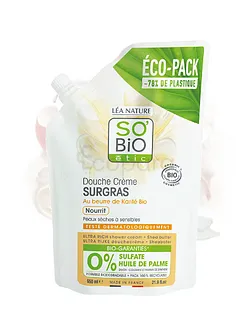 SO BIO ETIC DOUCHE CREME SURGRAS AU BEURRE DE KARITE BIO 450ML